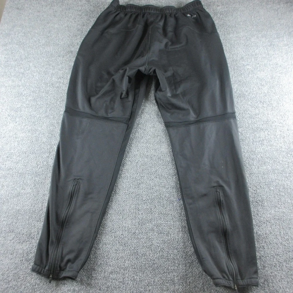 Nike Dri-FIT Track Pants Mens M Black NFL Equipment Elastic Waist Player Issue